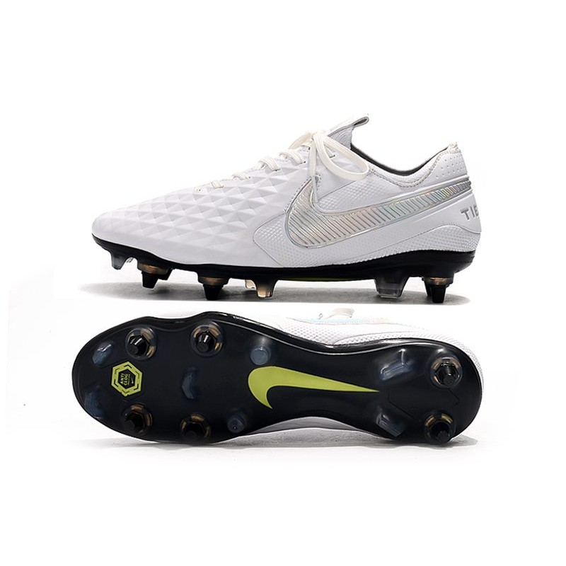 Nike Tiempo Legend VIII Elite SG PRO AC Bílý Šedá